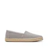 Toms Classic Alpargata In Gray