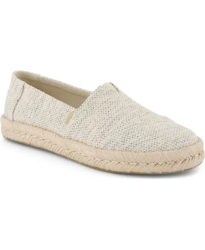 Toms Women's Alpargata Rope 2.0 Espadrille Slip On Flats In Gold