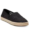 Toms Alrope Espadrille In Natural Recycled Cotton Slubby Woven