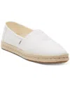 Toms Women's Alpargata Rope 2.0 Espadrille Slip On Flats In White
