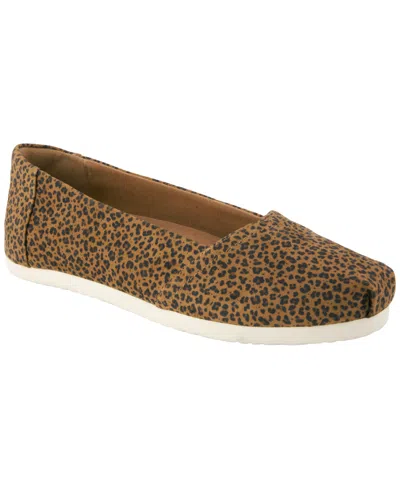Toms Alpargata Ballet Flat In Brown