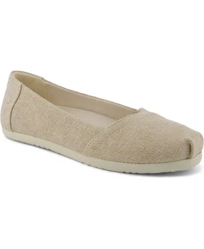 Toms Women's Alpargata Slip On Ballet Flats In Gold