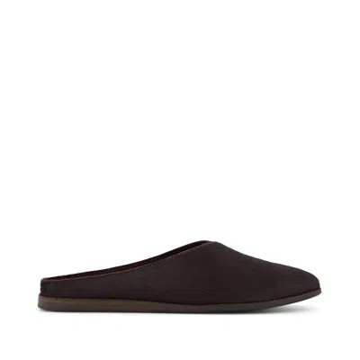 Toms Women's Amelia Mule Chocolate Hair Leather Flat In Brown