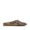 Toms Amelia Flat Mule In Animal Print