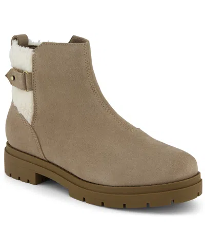 Toms Women's Astrid Water Repellent Lug Sole Boots In Green