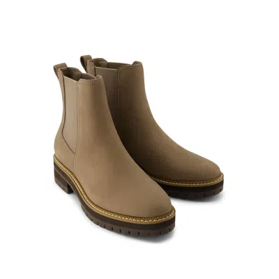 TOMS WOMEN'S BENNET DUNE WATER RESISTANT LEATHER BOOT