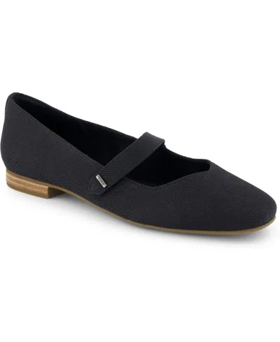 Toms Women's Bianca Leather Flat In Black