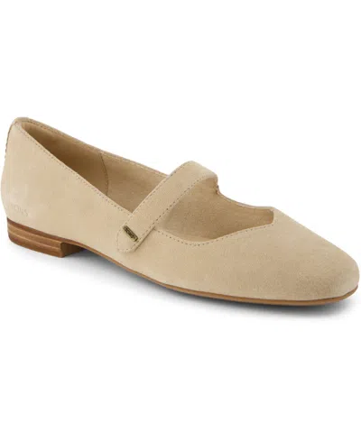 TOMS WOMEN'S BIANCA MARY JANE FLATS
