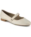 Toms Bianca Mary Jane Flat In Silver