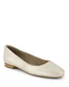 Toms Briella Ballet Flat In Silver