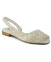 Toms The Briella Slingback Sandal In Egret Botanical Eyelet