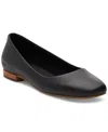 Toms Briella Ballet Flat In Black Leather