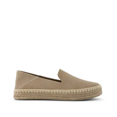 Toms Women's Carolina Dune Deco Stitch Espadrille Slip On In Brown