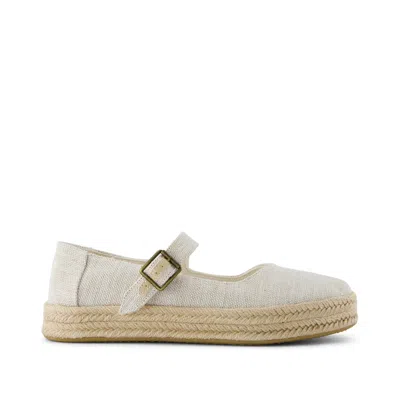 Toms Women's Carolina Mary Jane Espadrille Yarn Dye In Gray
