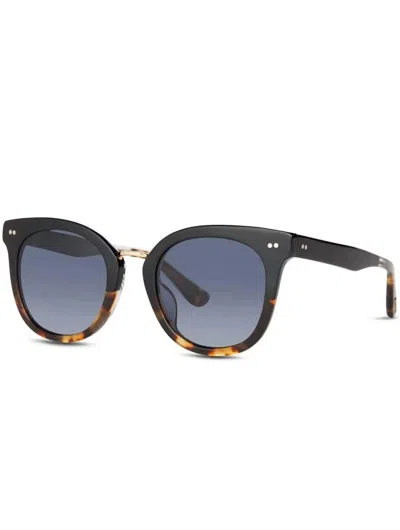 Toms Women's Cecilia Tortoise Fade Sunglasses In Black In Blue