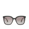 Toms Women's Charmaine Black Handcrafted Sunglasses In Brown