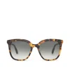Toms Women's Charmaine Blonde Tortoise Handcrafted Sunglasses In Black