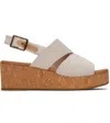 Toms Claudi Platform Wedge Sandal In Multi