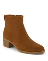 Toms Women's Delilah Suede Ankle Boots In Brown