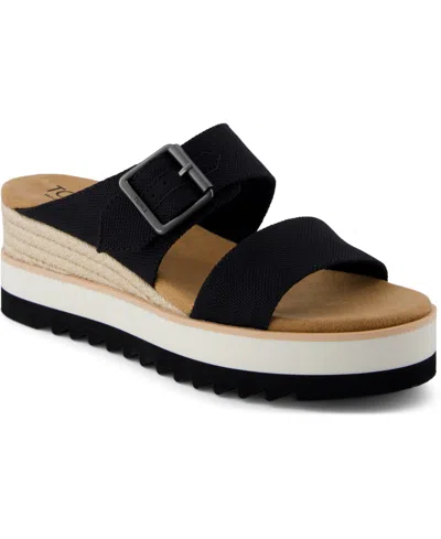 TOMS WOMEN'S DIANA MULE BUCKLE SANDALS