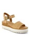 Toms Women's Diana Leopard Wedge Sandal - Grösse Eu 39 Sandalen In Brown