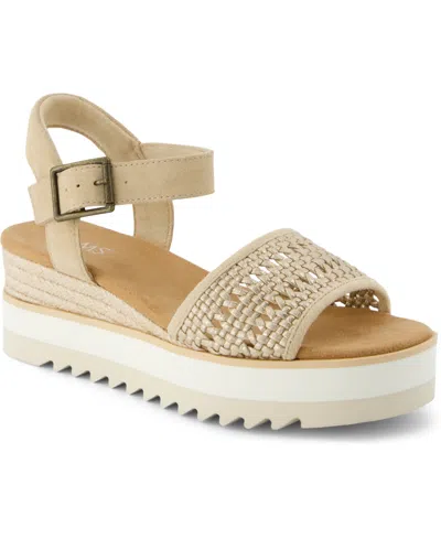 TOMS WOMEN'S DIANA PLATFORM WEDGE SANDALS