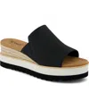 Toms Diana Mule Sandal In Black Leather