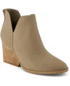 Toms Eliza Suede Bootie In Dune Leather