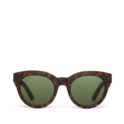 Toms Women's Florentin Black Tortoise Traveler Sunglasses In Multi