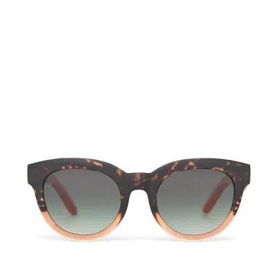 Toms Women's Florentin Blonde Tortoise Apricot Fade Traveler Sunglasses In Multi