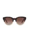 Toms Women's Florentin Tortoise Oatmilk Fade Traveler Sunglasses In Multi