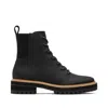 Toms Women's Frankie Water Resistant Lace-up Boot In Black