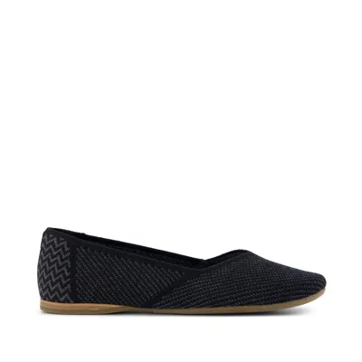 Toms Women's Gemma Flat Engineered Knit In Black