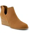 Toms Gwen Wedge Bootie In Cognac