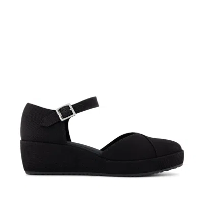 Toms Women's Gwyneth Wedge Canvas In Black