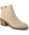 Toms Hailey Water Resistant Leather Bootie In Oatmeal Sparkle