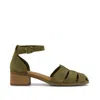 Toms Jaclyn Ankle Strap Fisherman Sandal In Green