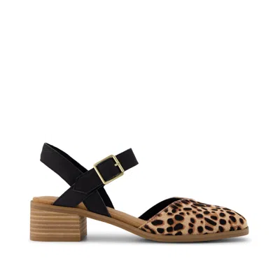 Toms Women's Jaclyn Heel Leopard Print Hair In Animal Print