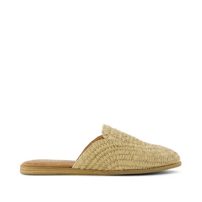 Toms Women's Jade Flat Almond Raffia In Brown