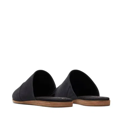 Toms Women's Jade Leather Slip On Flat In Black