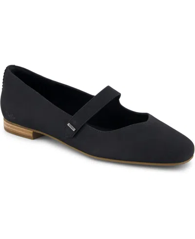 Toms Women's Bianca Leather Flat In Black