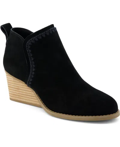 TOMS WOMEN'S KAIA WEDGE BOOTIES