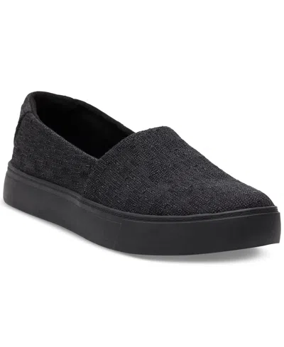 Toms Women's Kameron Casual Slip On Platform Sneakers In Black