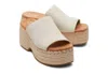 Toms Lailam Espadrille Platform Slide Sandal In Multi