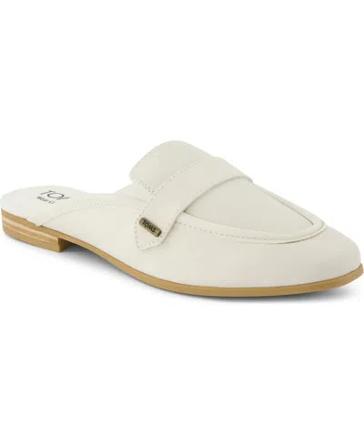 Toms Women's Lynette Slip-on Mules In Light Sand Leather