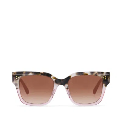 Toms Women's Madison Handcrafted Tortoise Pink Fade Sunglasses