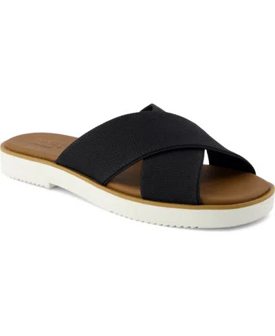 TOMS WOMEN'S MAE CROSSOVER OPEN TOE SANDALS