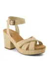 Toms Majorca Ankle Strap Platform Sandal In Natural