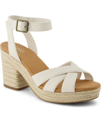 TOMS WOMEN'S MAJORCA OPEN TOE STRAPPY SANDALS
