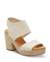 TOMS WOMEN'S MAJORCA PLATFORM HEEL SANDALS